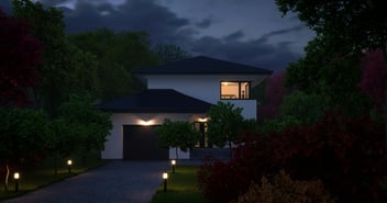 Modern Family House (Night)