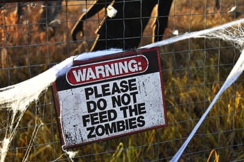 Zombie Warning Sign